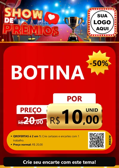 Modelo de Cartaz para Cartaz A4 Vertical
