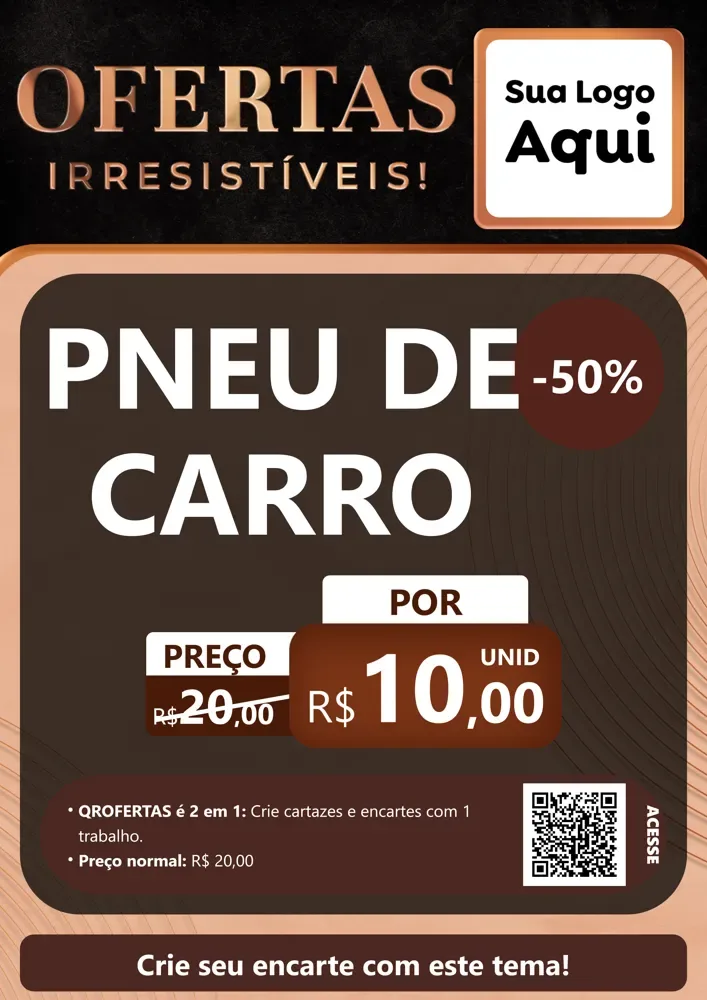 Modelo de Cartaz para Cartaz A4 Vertical com o tema Ofertas Irresistíveis! para Auto peças