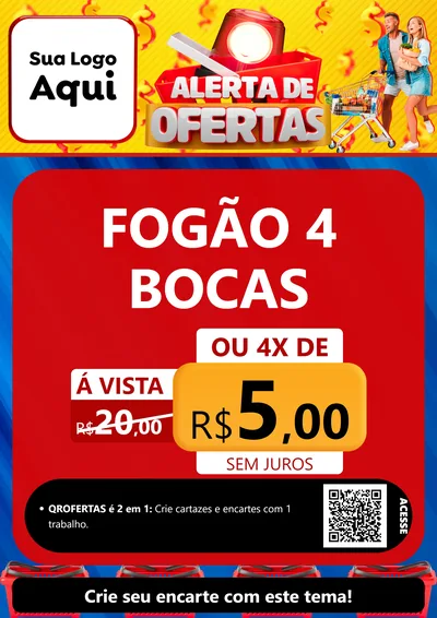 Modelo de Cartaz para Cartaz A4 Vertical