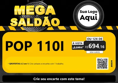 Modelo de Cartaz para Cartaz A4 Horizontal