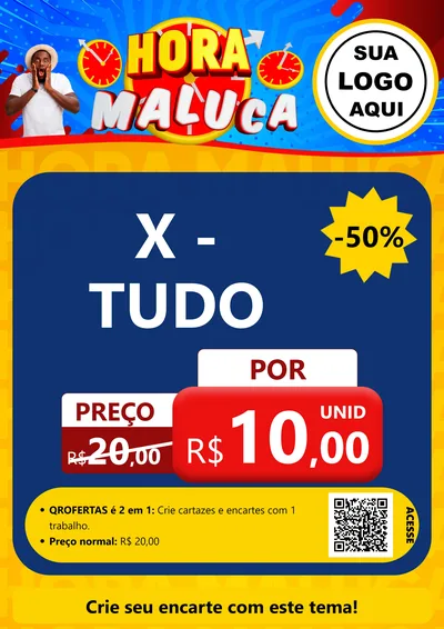 Modelo de Cartaz para Cartaz A4 Vertical