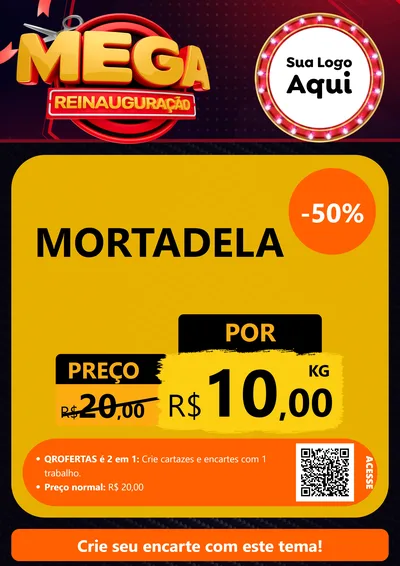 Modelo de Cartaz para Cartaz A4 Vertical