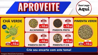 Modelo de TV para TV Horizontal com o tema Aproveite para Produtos Naturais