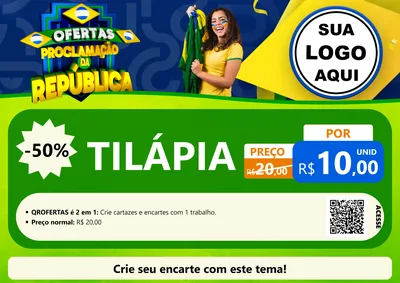 Modelo de Cartaz para Cartaz A4 Horizontal
