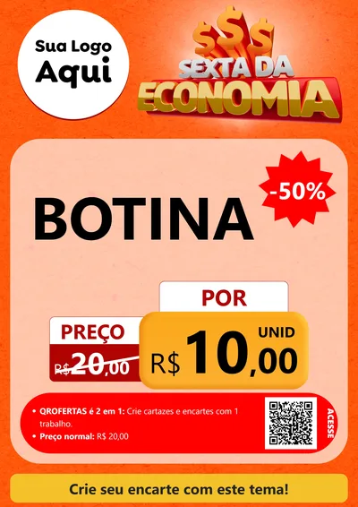 Modelo de Cartaz para Cartaz A4 Vertical
