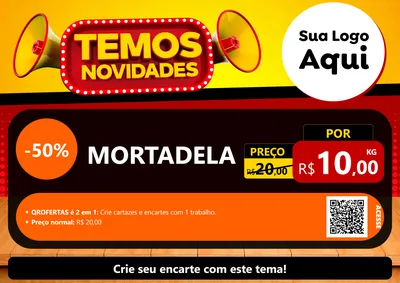 Modelo de Cartaz para Cartaz A4 Horizontal