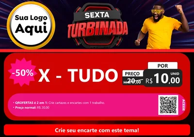 Modelo de Cartaz para Cartaz A4 Horizontal