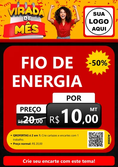 Modelo de Cartaz para Cartaz A4 Vertical