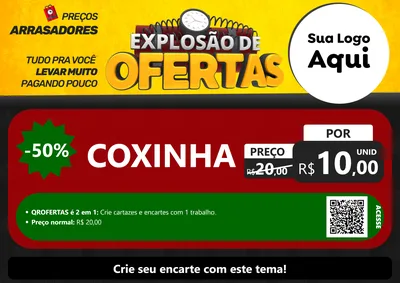 Modelo de Cartaz para Cartaz A4 Horizontal