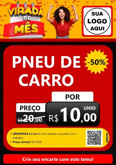 Modelo de Cartaz para Cartaz A4 Vertical