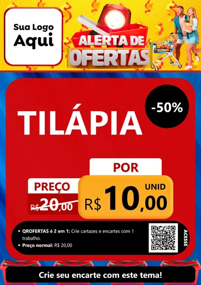 Modelo de Cartaz para Cartaz A4 Vertical