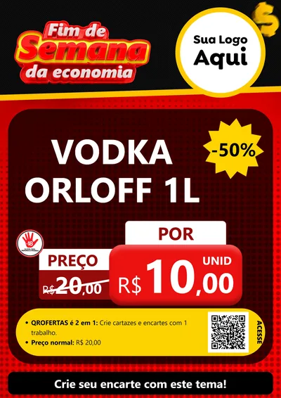Modelo de Cartaz para Cartaz A4 Vertical