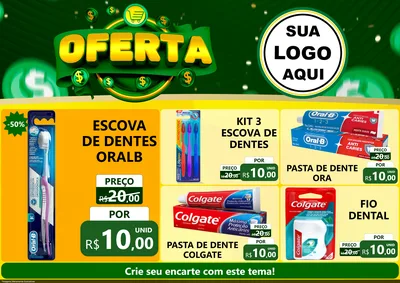 Modelo de Encarte para Encarte A4 Horizontal com o tema Oferta para Higiene Pessoal