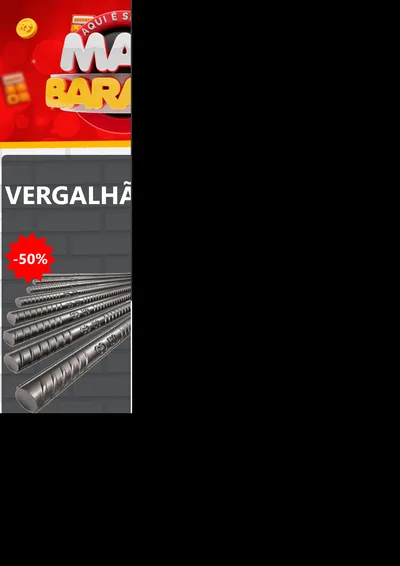 Modelo de Encarte para Encarte A4 Vertical com o tema Mais Barato para Ferragens