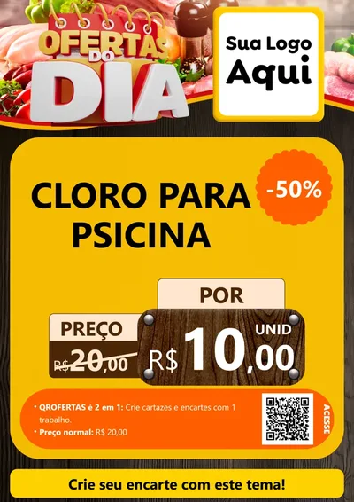 Modelo de Cartaz para Cartaz A4 Vertical