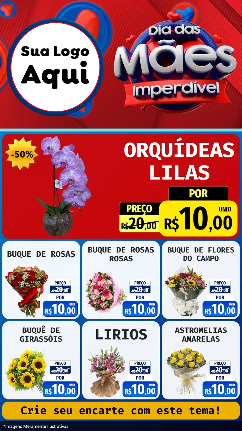 Modelo de Rede Social para Stories com o tema Dia Das Mães Imperdível para Floricultura e jardim