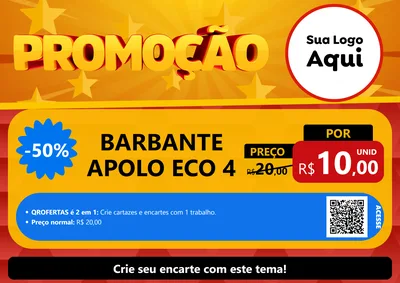 Modelo de Cartaz para Cartaz A4 Horizontal com o tema Promoção para Armarinho e Aviamentos