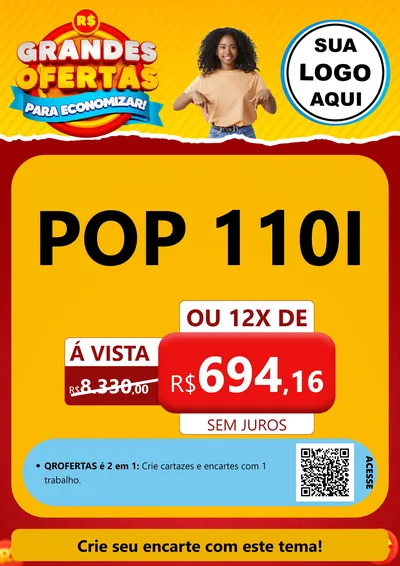 Modelo de Cartaz para Cartaz A4 Vertical