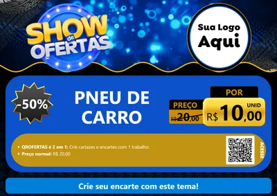 Modelo de Cartaz para Cartaz A4 Horizontal