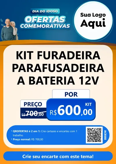 Modelo de Cartaz para Cartaz A4 Vertical com o tema Dia do Idoso