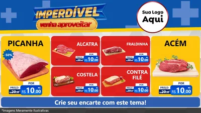 Modelo de TV para TV Horizontal com o tema Imperdível para Açougue