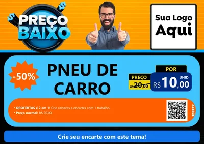 Modelo de Cartaz para Cartaz A4 Horizontal