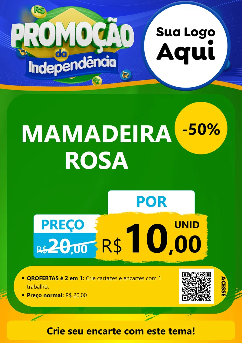 Modelo de Cartaz para Cartaz A4 Vertical com o tema Promoção da Independência para Bebês
