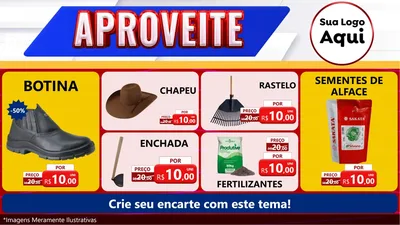 Modelo de TV para TV Horizontal com o tema Aproveite para Agropecuária