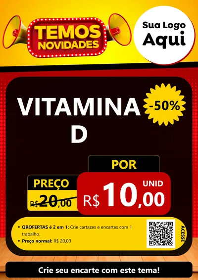 Modelo de Cartaz para Cartaz A4 Vertical