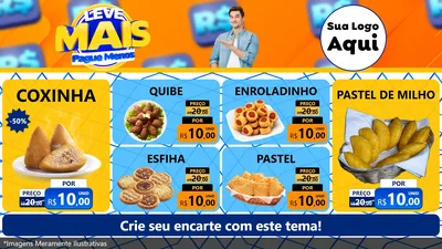 Modelo de TV para TV Horizontal com o tema Leve Mais, Pague Menos para Salgadaria