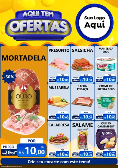Modelo de Encarte para Encarte A4 Vertical