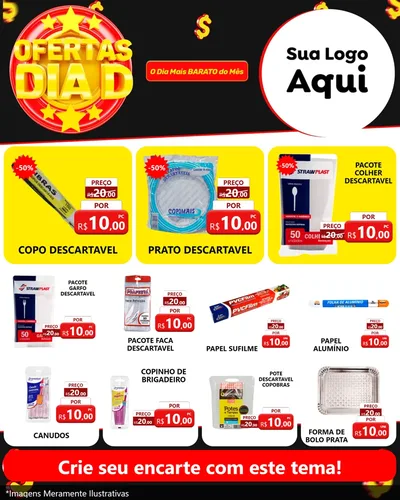 Modelo de Rede Social para Feed Instagram com o tema Dia D para Embalagens