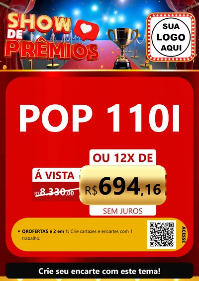 Modelo de Cartaz para Cartaz A4 Vertical