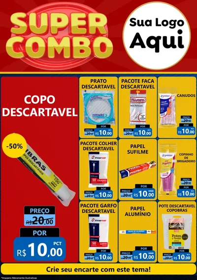 Modelo de Encarte para Encarte A4 Vertical