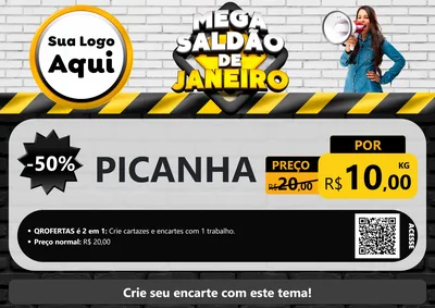 Modelo de Cartaz para Cartaz A4 Horizontal
