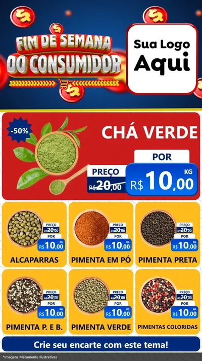 Modelo de Rede Social para Stories com o tema Fim de Semana do Consumidor para Produtos Naturais