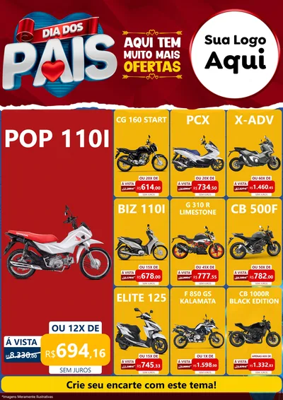 Modelo de Encarte para Encarte A4 Vertical