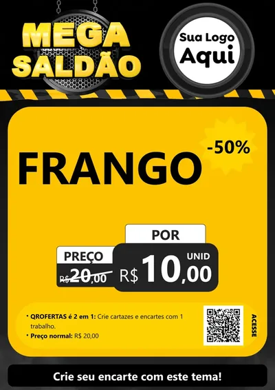 Modelo de Cartaz para Cartaz A4 Vertical