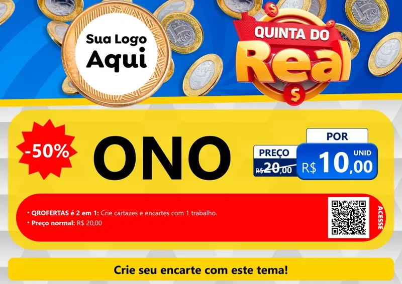 Modelo de Cartaz para Cartaz A4 Horizontal com o tema Quinta do Real para Óticas