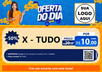 Modelo de Cartaz para Cartaz A4 Horizontal