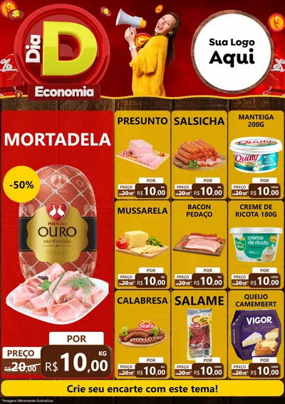 Modelo de Encarte para Encarte A4 Vertical