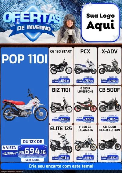 Modelo de Encarte para Encarte A4 Vertical