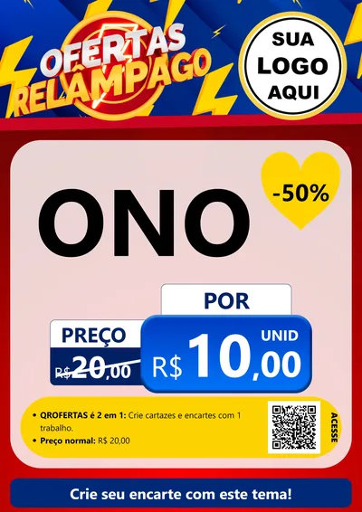 Modelo de Cartaz para Cartaz A4 Vertical com o tema Ofertas Relâmpago para Óticas