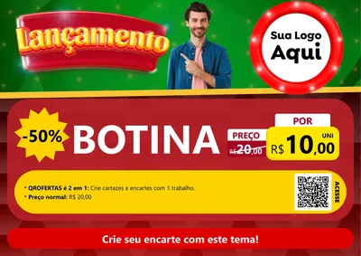 Modelo de Cartaz para Cartaz A4 Horizontal com o tema Lançamento para Agropecuária