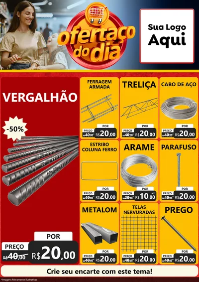 Modelo de Encarte para Encarte A4 Vertical