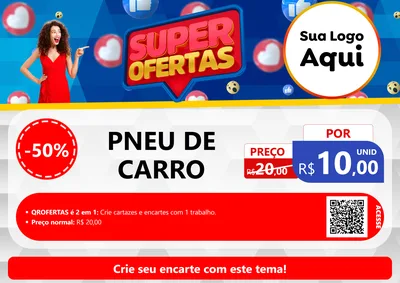 Modelo de Cartaz para Cartaz A4 Horizontal