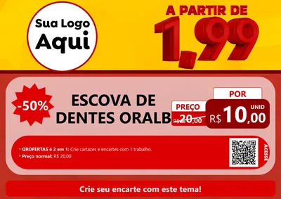 Modelo de Cartaz para Cartaz A4 Horizontal