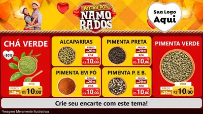 Modelo de TV para TV Horizontal com o tema Arraiá dos Namorados para Produtos Naturais
