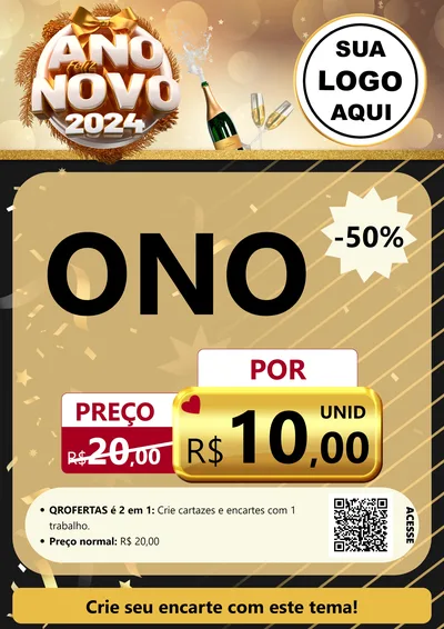Modelo de Cartaz para Cartaz A4 Vertical com o tema Feliz Ano Novo 2027 para Óticas