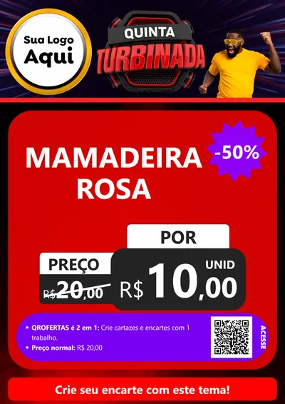Modelo de Cartaz para Cartaz A4 Vertical com o tema Quinta Turbinada para Bebês